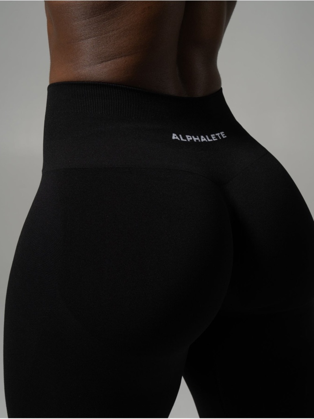 Alphalete Black Sculpting High-Waist Leggings